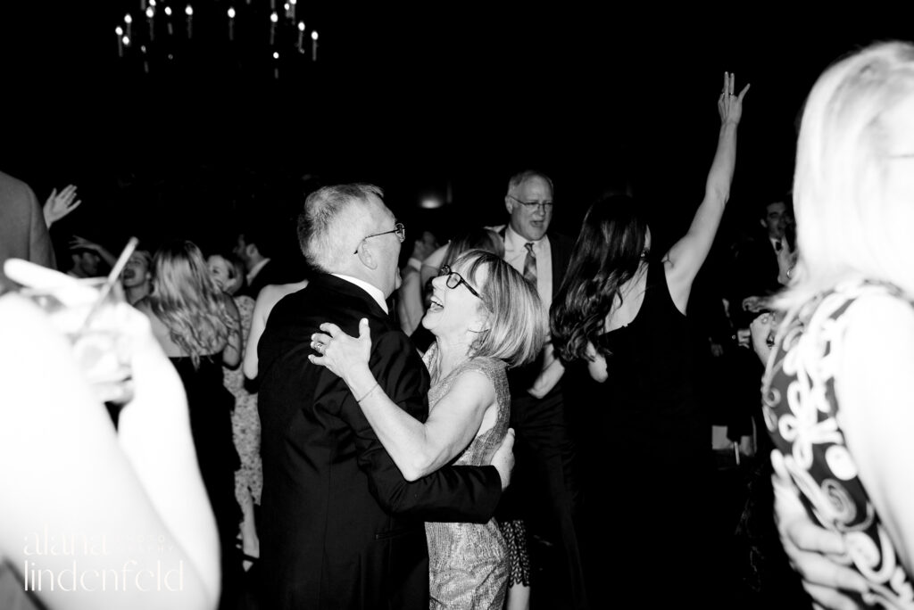 dance floor photos at university club chicago wedding 
