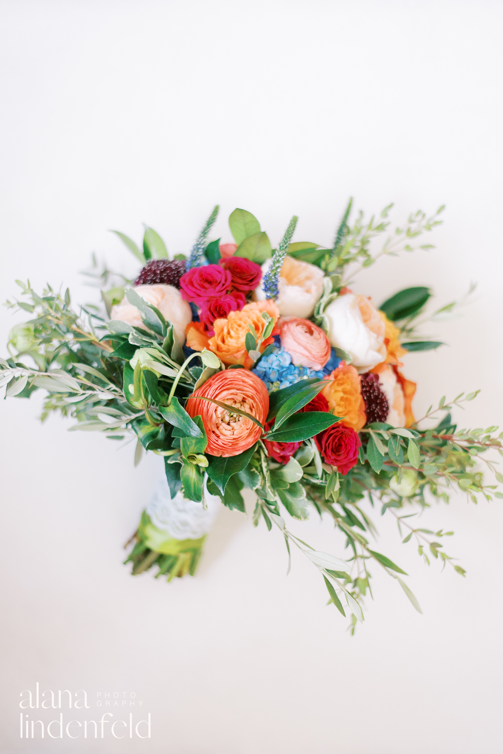 multicolor wedding bouquet