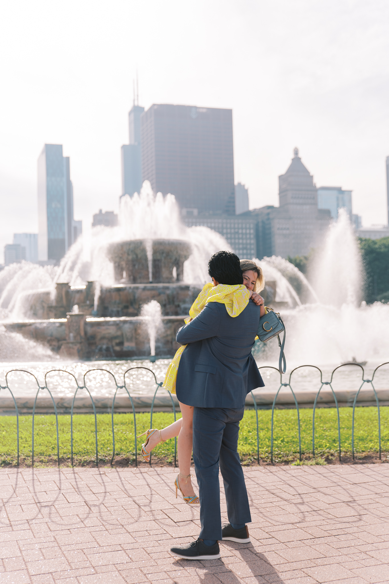 Buckingham Fountain Chicago summer proposal