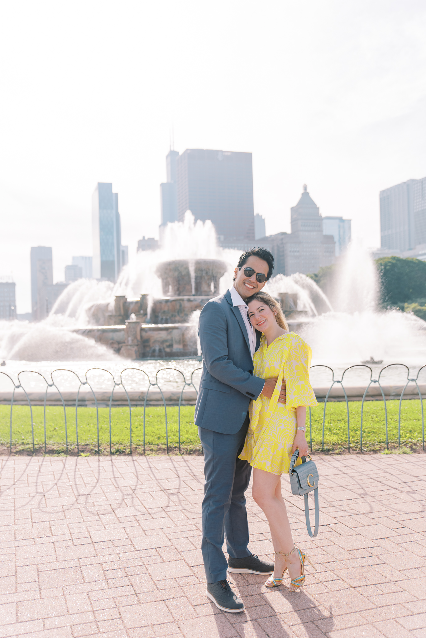 Buckingham Fountain Chicago summer proposal