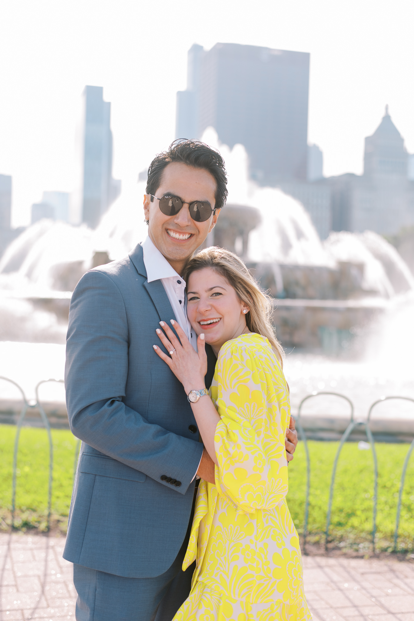 Buckingham Fountain Chicago summer proposal