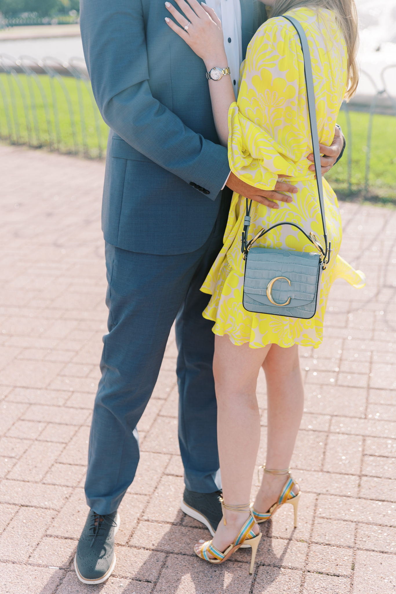 summer engagement session Chicago