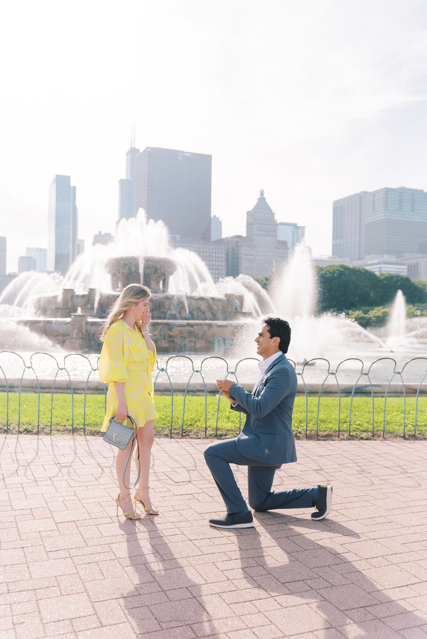 Buckingham Fountain Chicago summer proposal