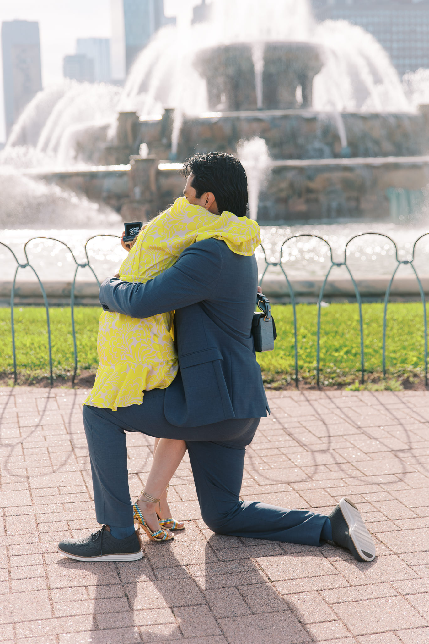 Buckingham Fountain Chicago summer proposal