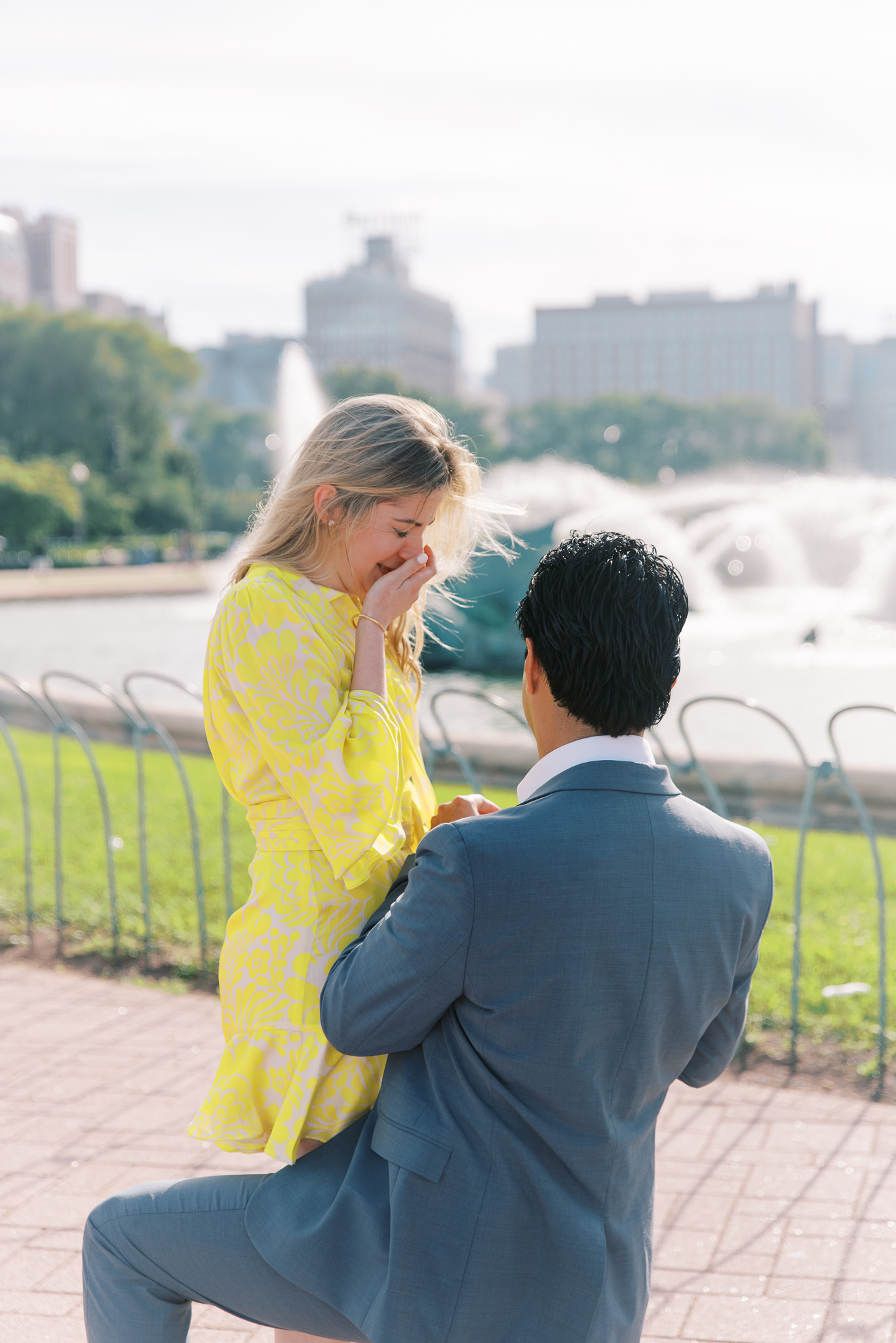 Buckingham Fountain Chicago summer proposal