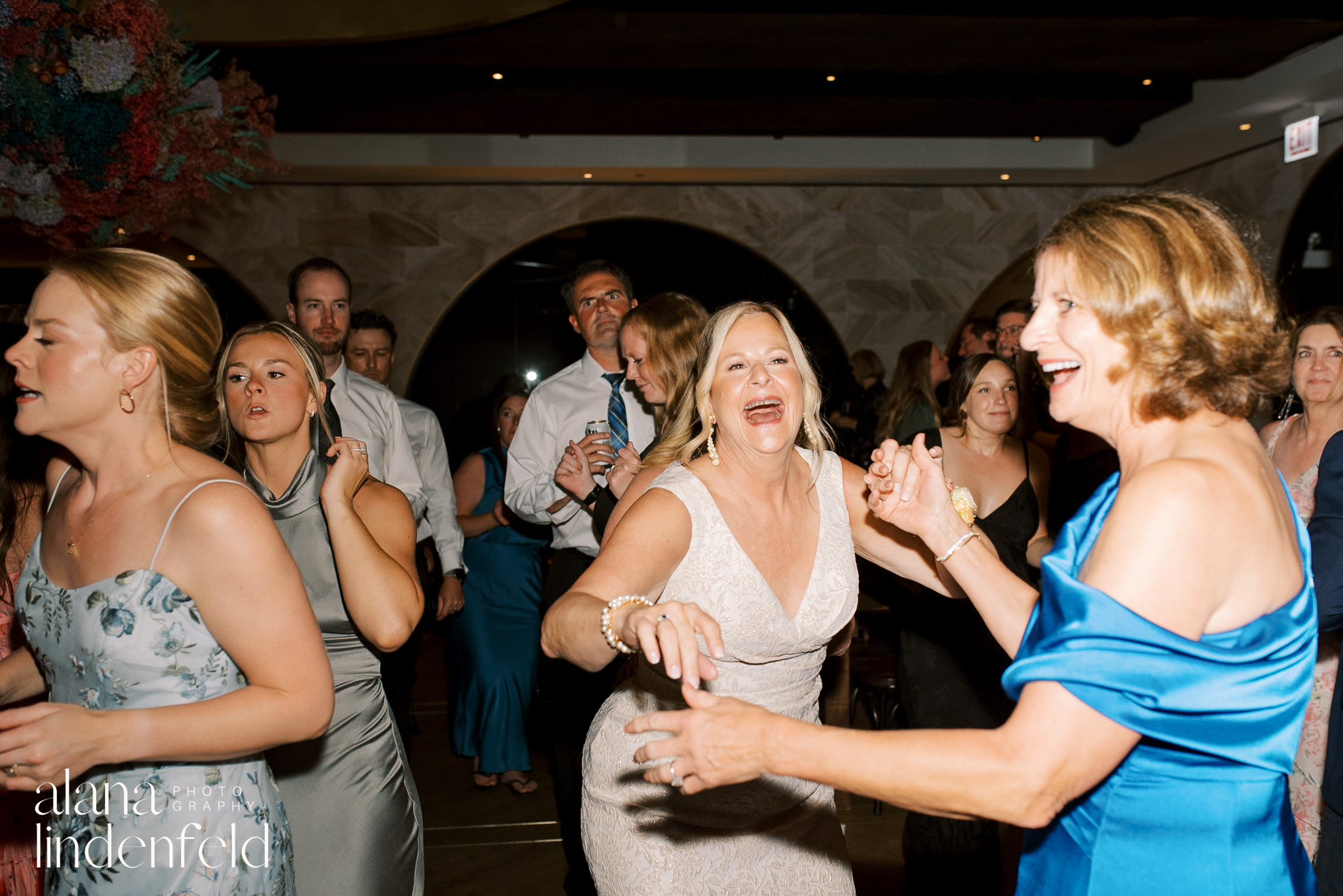 chicago winery wedding reception dance photos