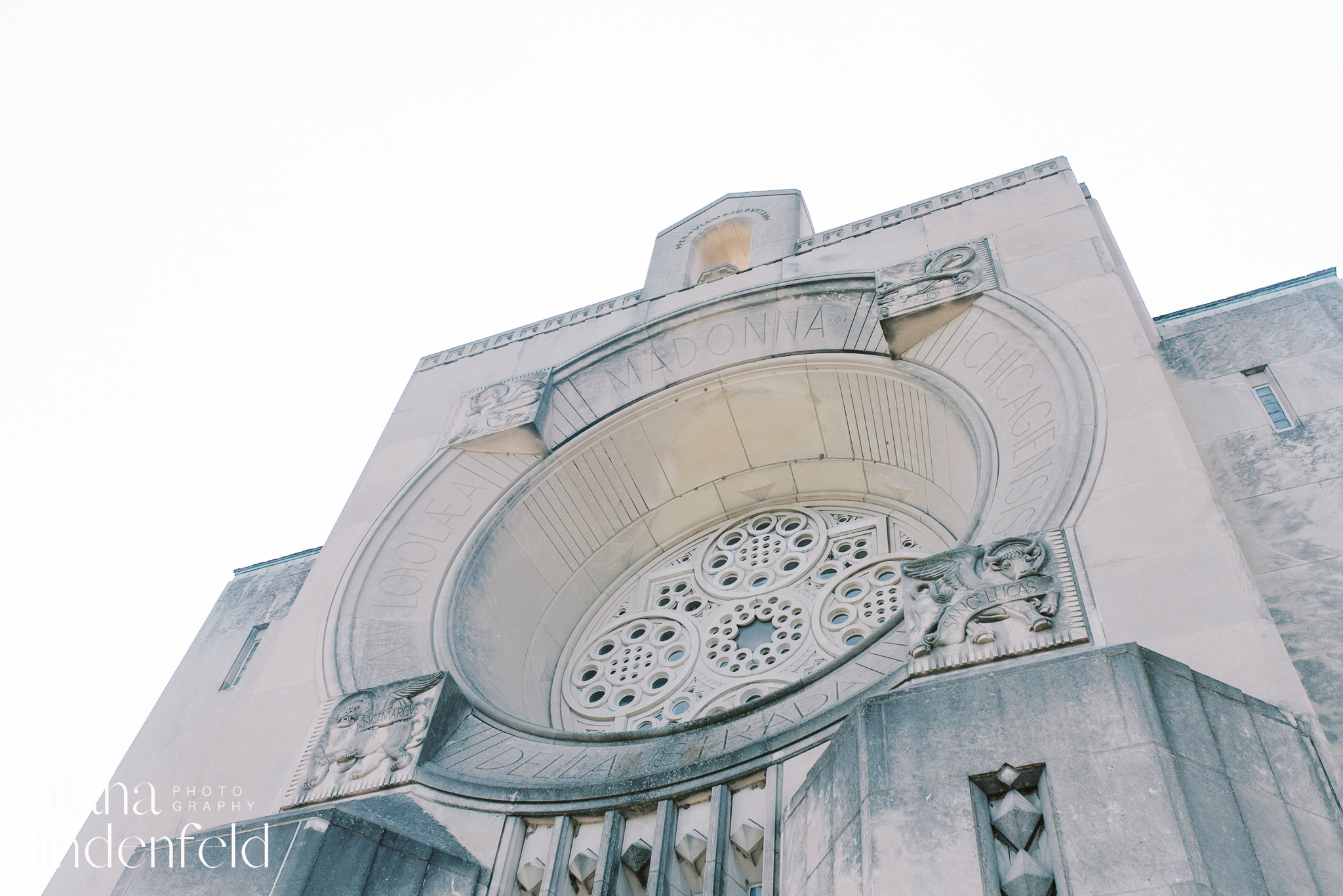 exterior of Madonna Della Strada church at Loyola University