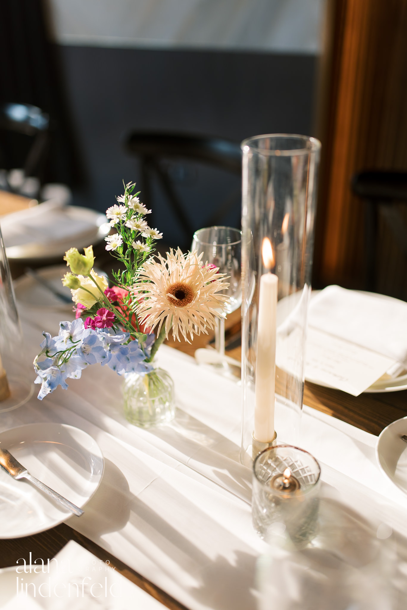 pastel bud vase florals