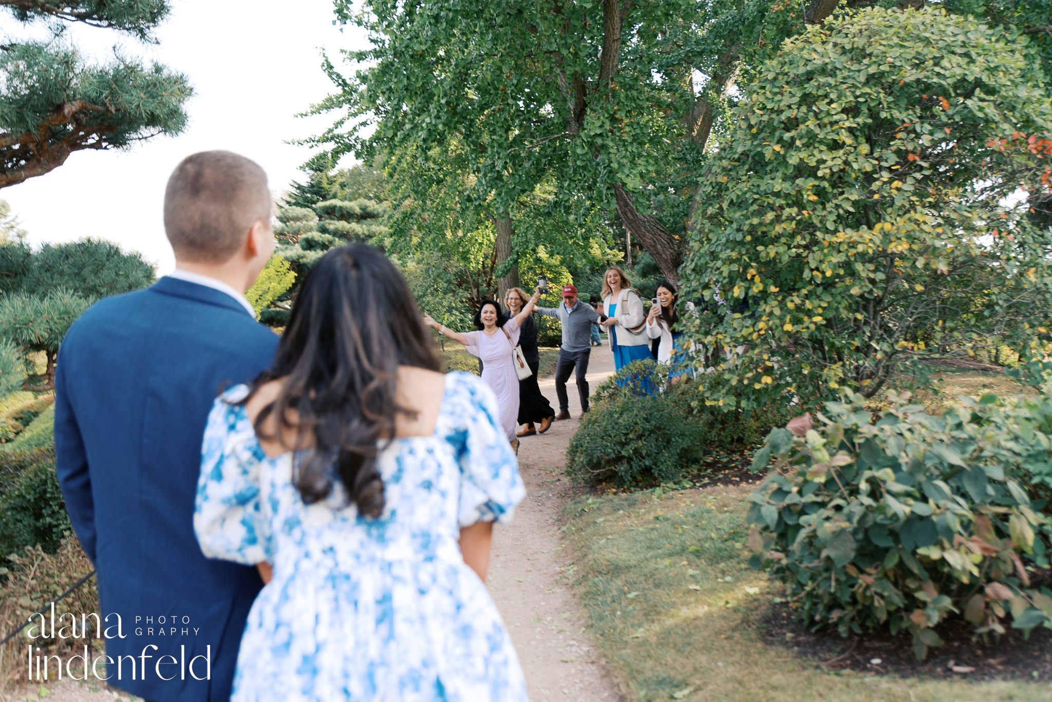 surprise proposal at Chicago Botanic Garden Japanese Gardens