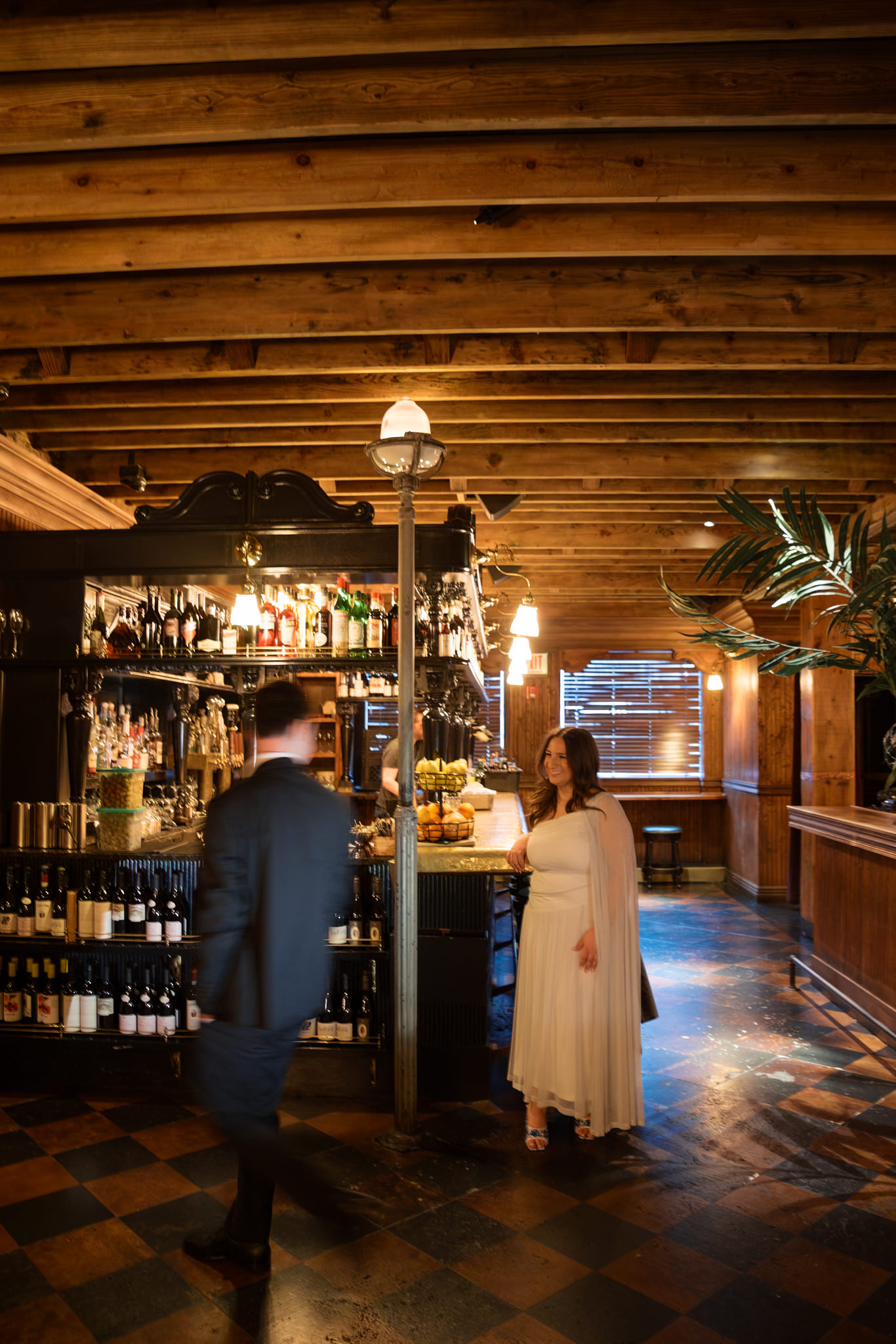 Gilt Bar motion blur engagement pictures